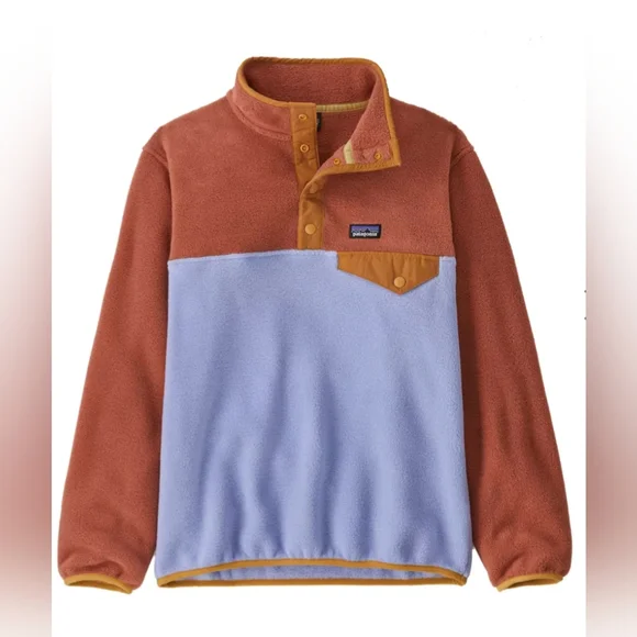 PATAGONIA, Lightweight Synchilla Snap-T Fleece Pullover, Pale Periwinkle - Picture 6 of 6